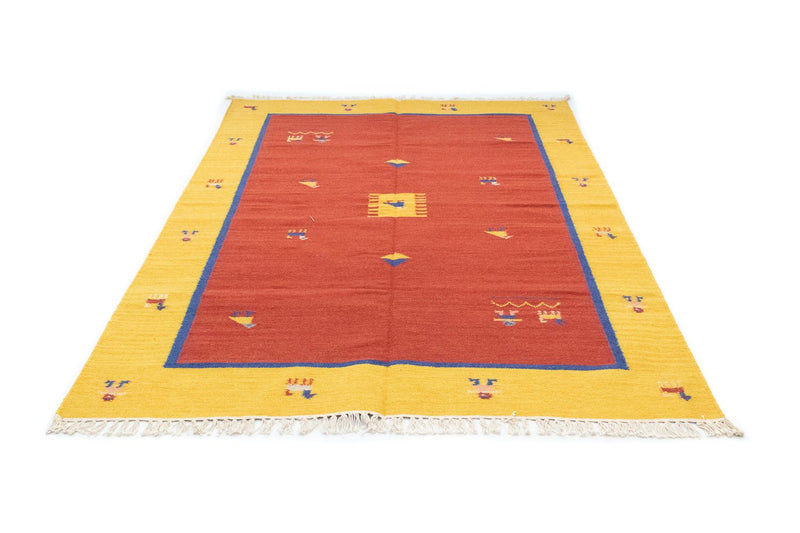 Kelim Teppich - Trendy 200 x 140 cm - orange