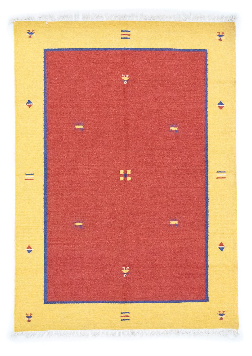 Kelim Teppich - Trendy 200 x 140 cm - orange