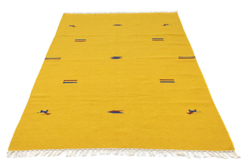 Kelim Teppich - Trendy 180 x 120 cm - gelb