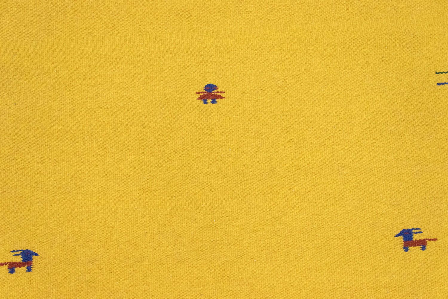 Kelim Teppich - Trendy 180 x 120 cm - gelb