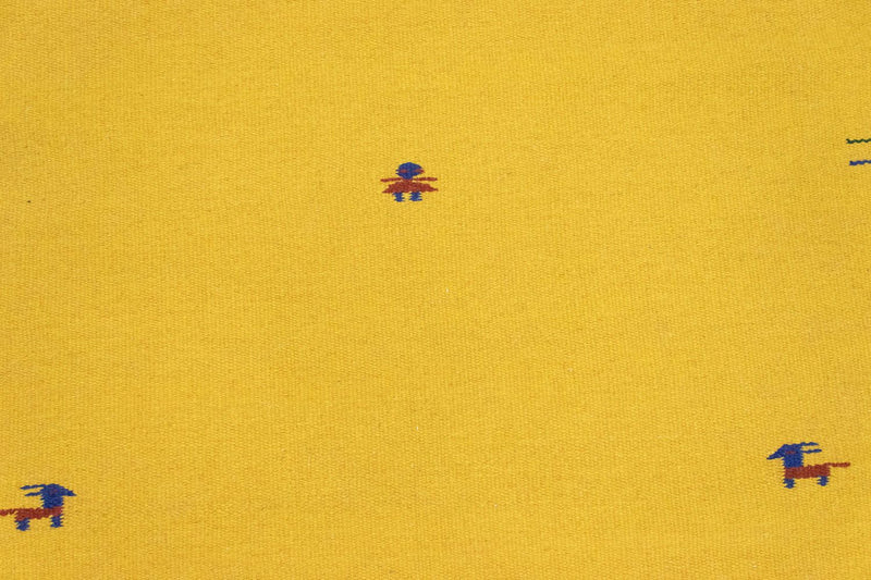Kelim Teppich - Trendy 180 x 120 cm - gelb