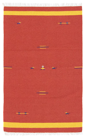 Kelim Teppich - Trendy 180 x 120 cm - rot