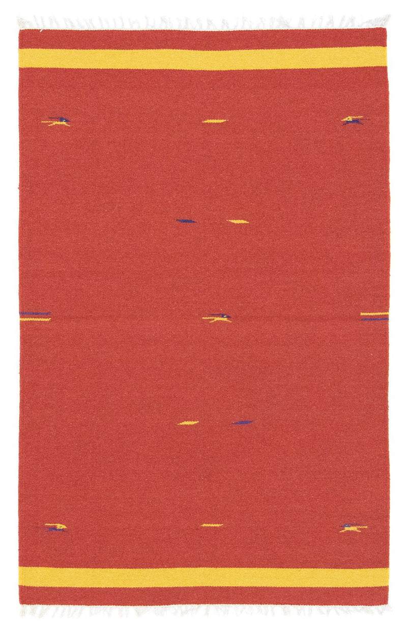 Kelim Teppich - Trendy 180 x 120 cm - rot