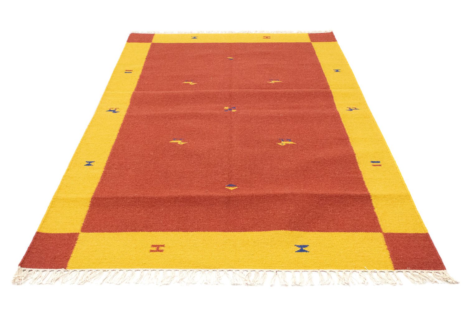 Kelim Teppich - Trendy 180 x 120 cm - rot