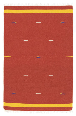 Kelim Teppich - Trendy 180 x 120 cm - rot
