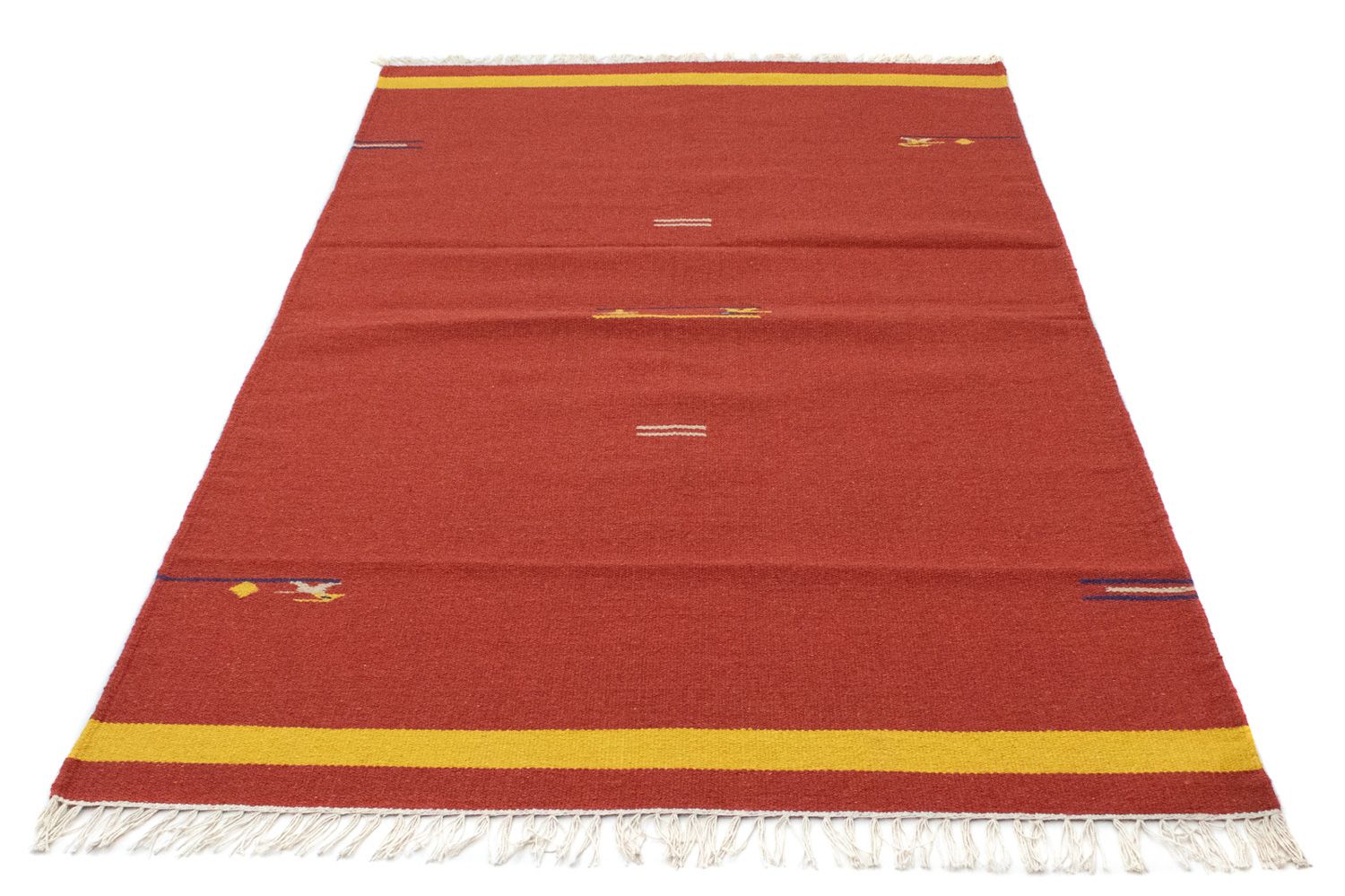 Kelim Teppich - Trendy 180 x 120 cm - rot
