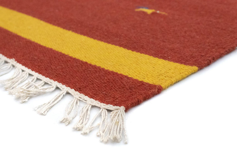 Kelim Teppich - Trendy 180 x 120 cm - rot