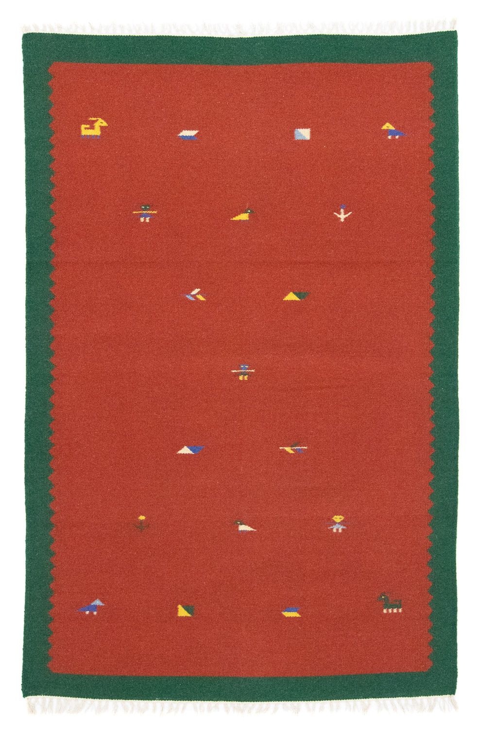 Kelim Teppich - Trendy 180 x 120 cm - rot