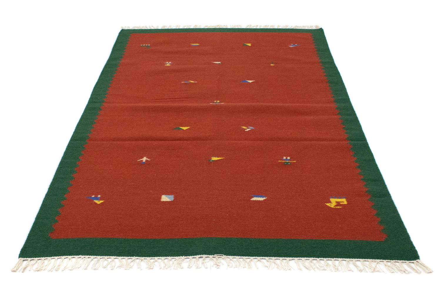 Kelim Teppich - Trendy 180 x 120 cm - rot