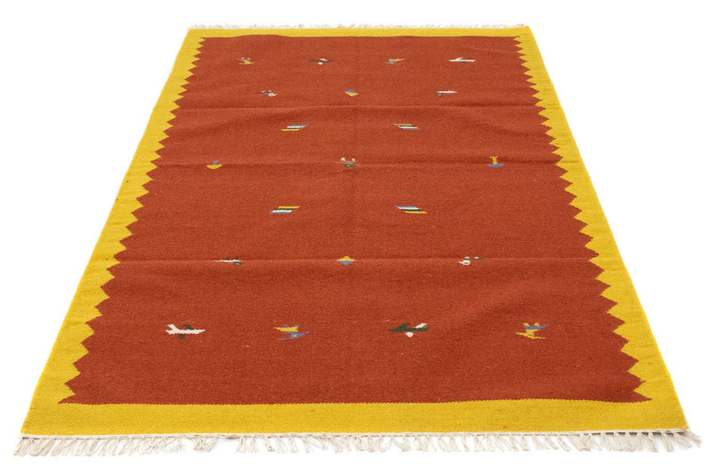 Kelim Teppich - Trendy 180 x 120 cm - orange