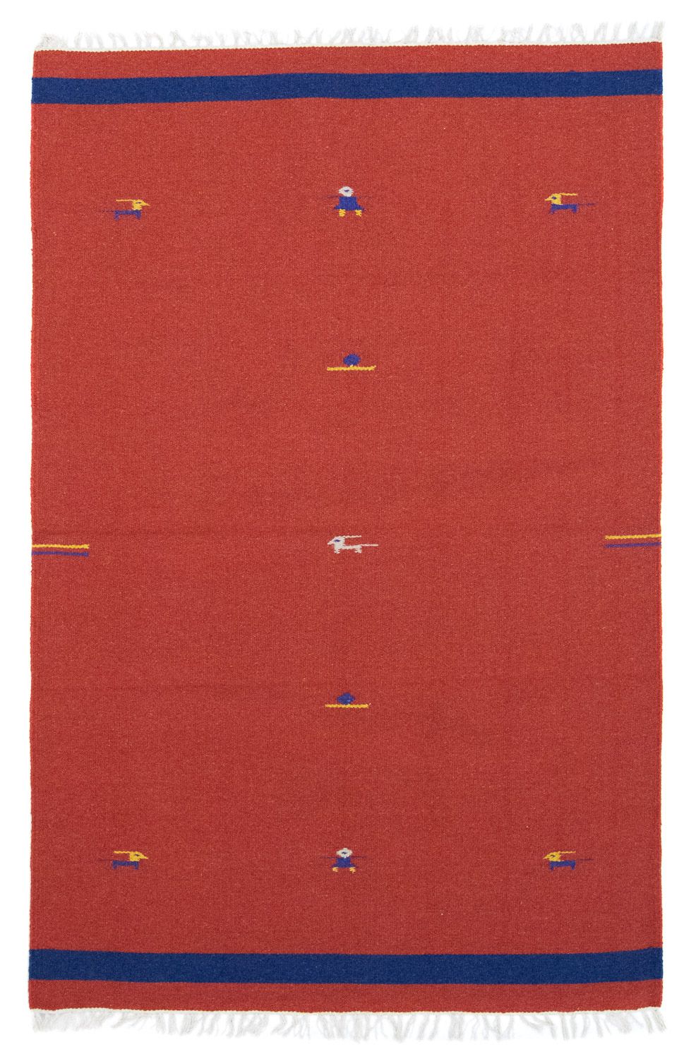 Kelim Teppich - Trendy 180 x 120 cm - rot