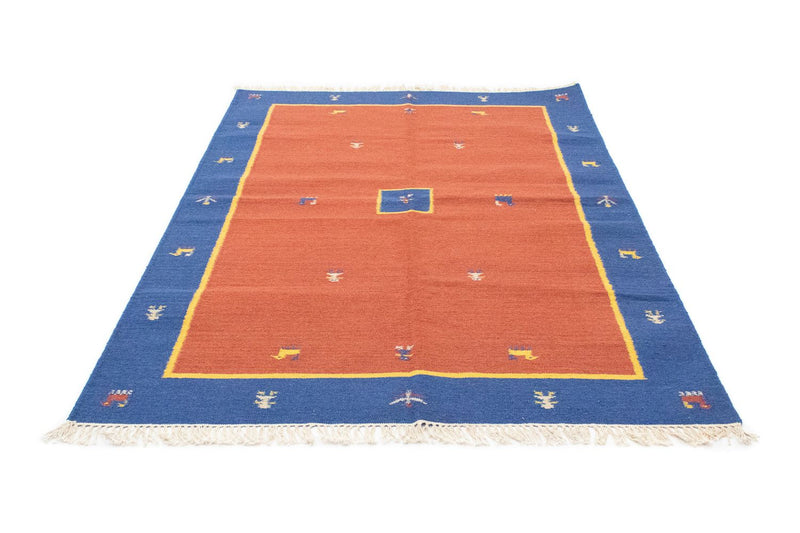 Kelim Teppich - Trendy 200 x 140 cm - orange