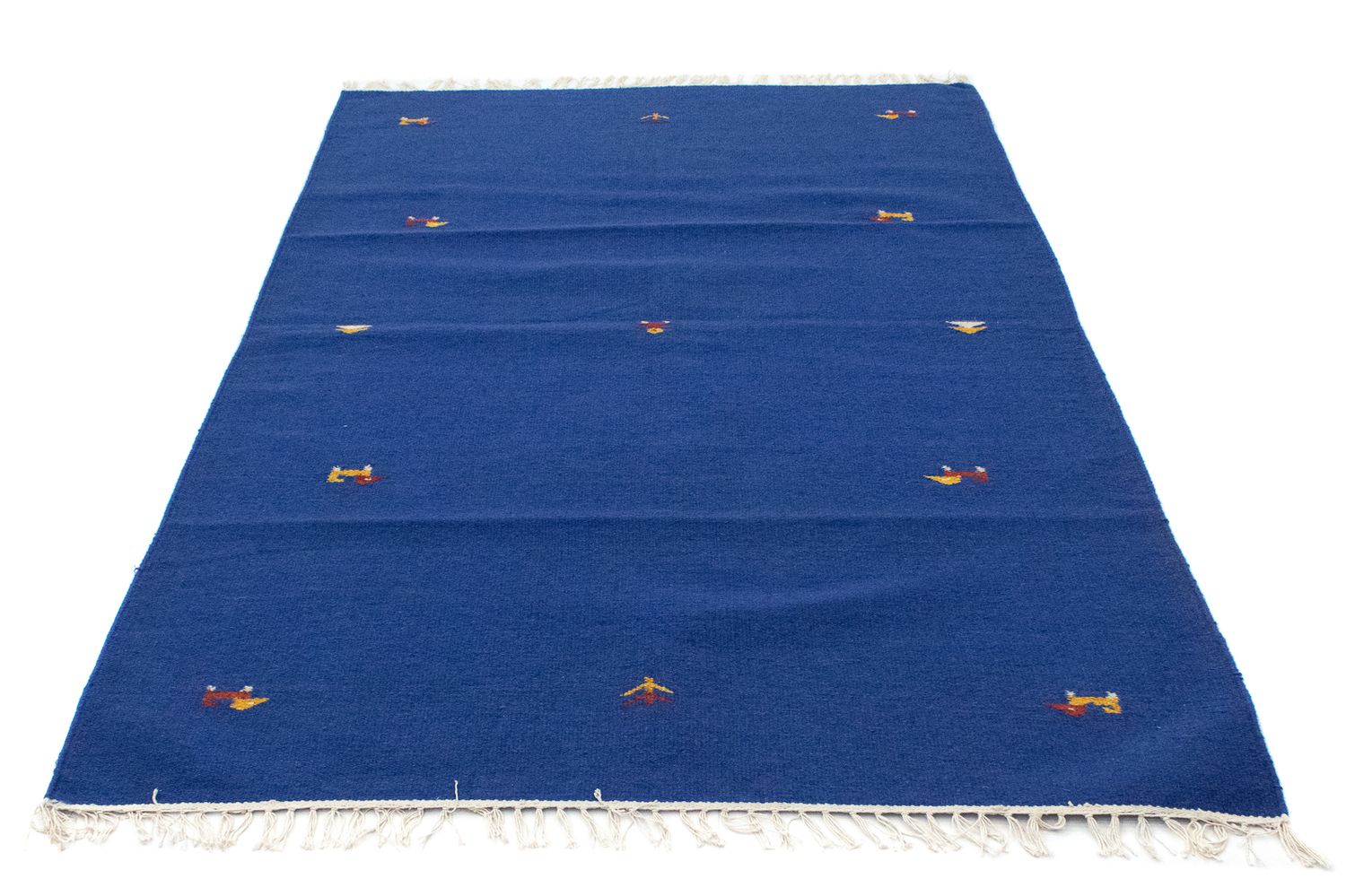 Kelim Teppich - Trendy 180 x 120 cm - blau