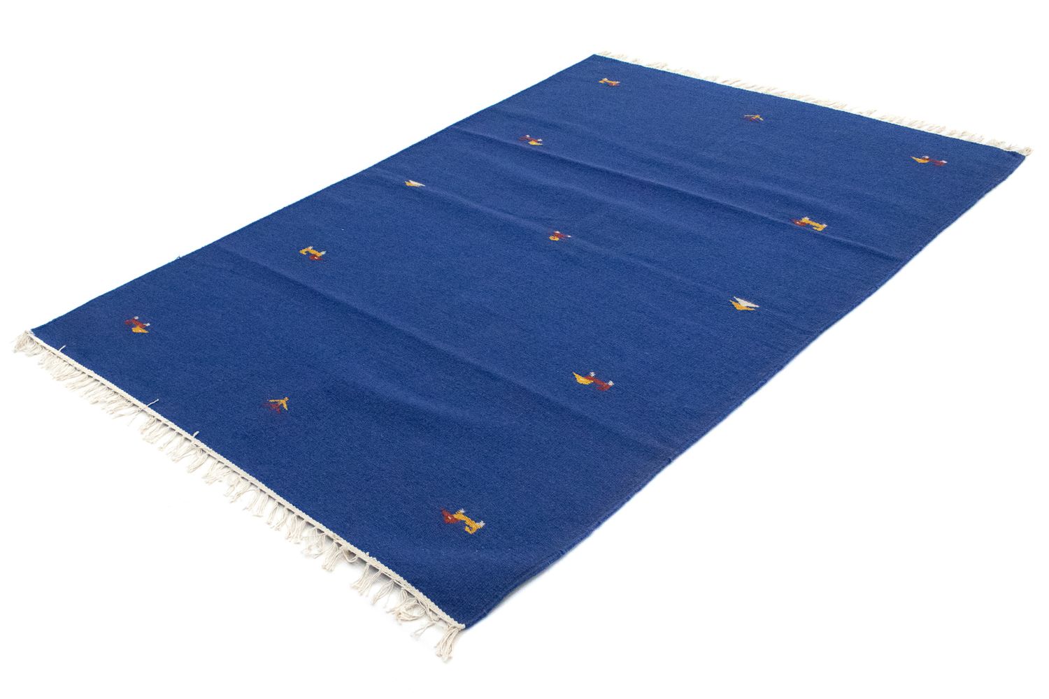 Kelim Teppich - Trendy 180 x 120 cm - blau
