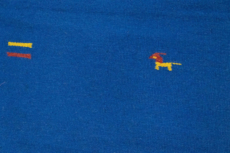 Kelim Teppich - Trendy 180 x 120 cm - blau