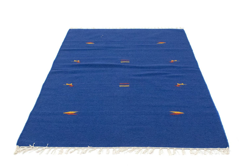 Kelim Teppich - Trendy 180 x 120 cm - blau
