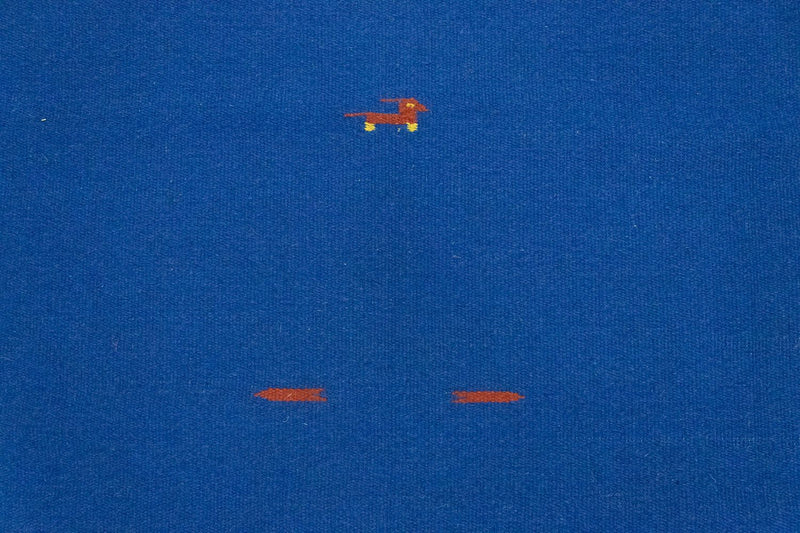 Kelim Teppich - Trendy 180 x 120 cm - blau