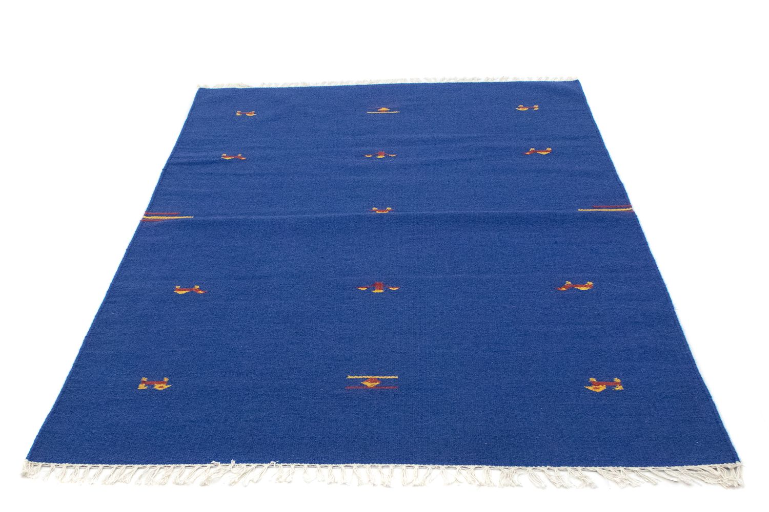 Kelim Teppich - Trendy 180 x 120 cm - blau