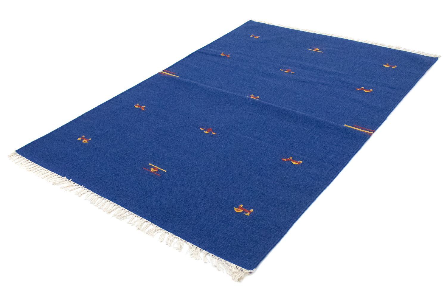 Kelim Teppich - Trendy 180 x 120 cm - blau