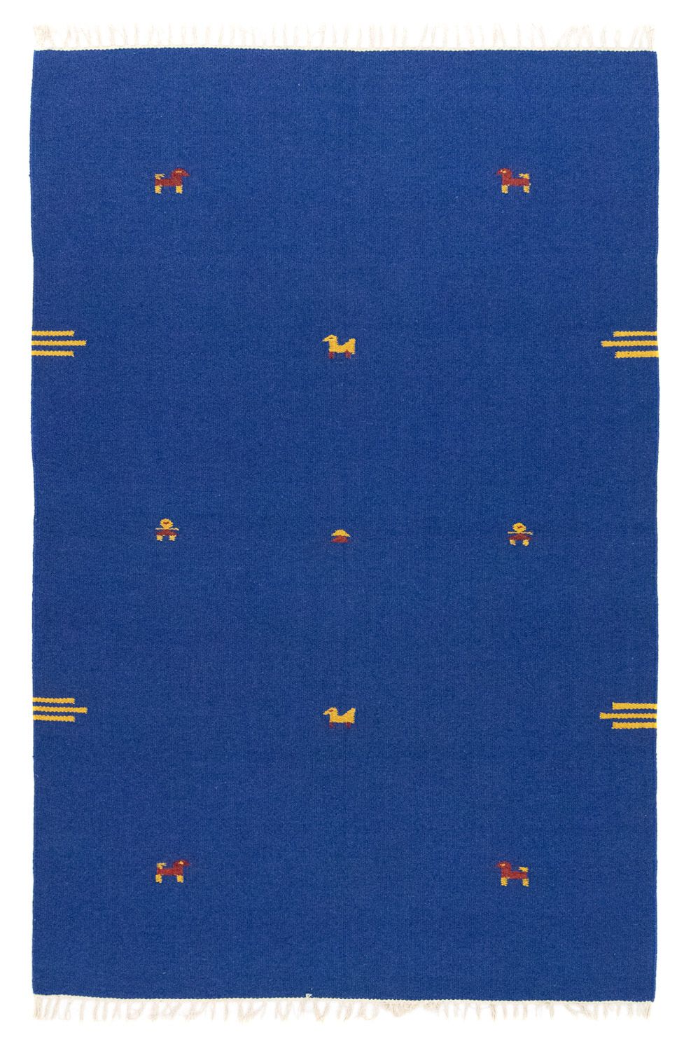 Kelim Teppich - Trendy 180 x 120 cm - blau