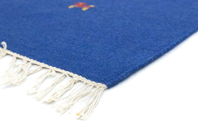 Kelim Teppich - Trendy 180 x 120 cm - blau