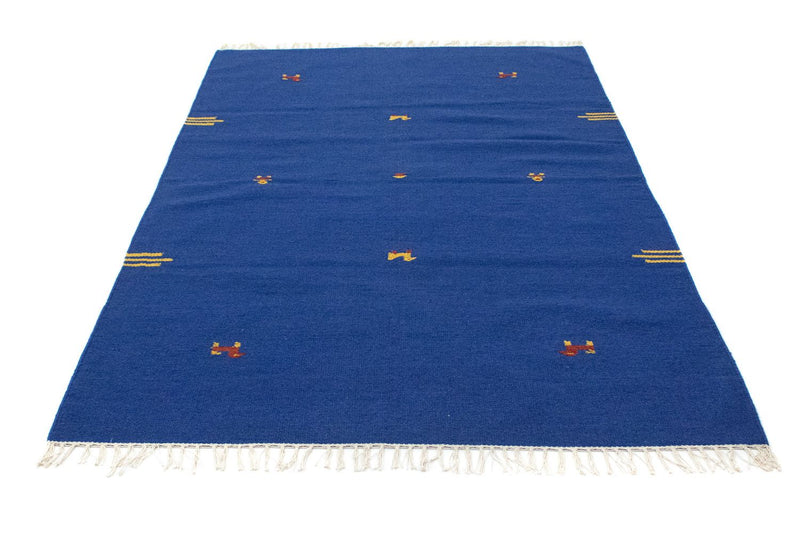 Kelim Teppich - Trendy 180 x 120 cm - blau