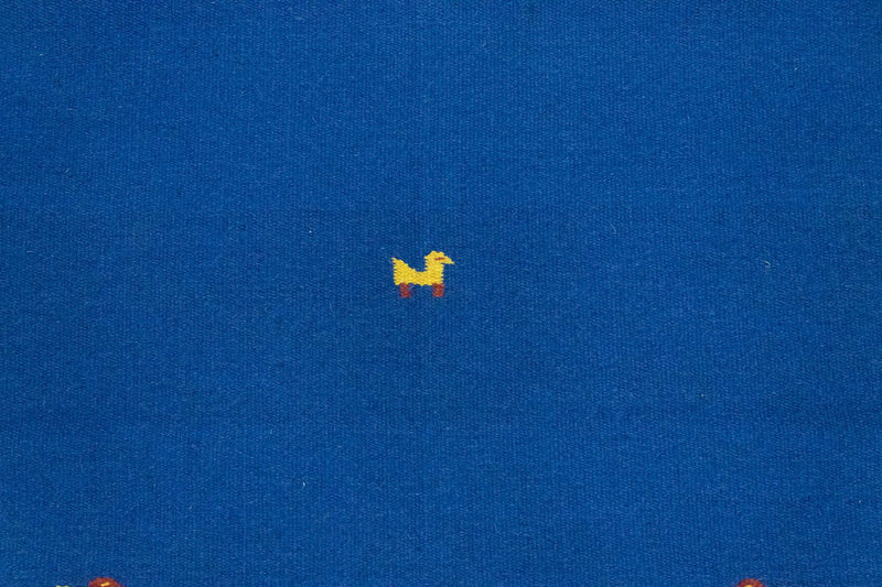 Kelim Teppich - Trendy 180 x 120 cm - blau