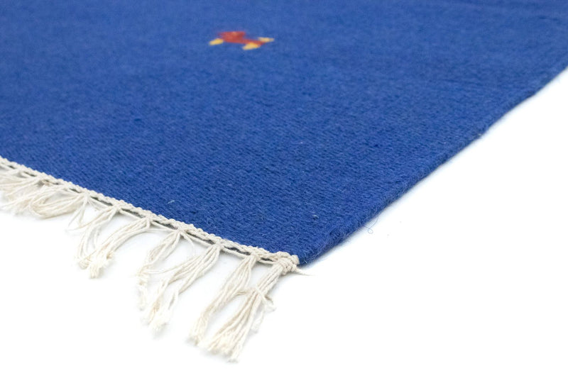 Kelim Teppich - Trendy 180 x 120 cm - blau