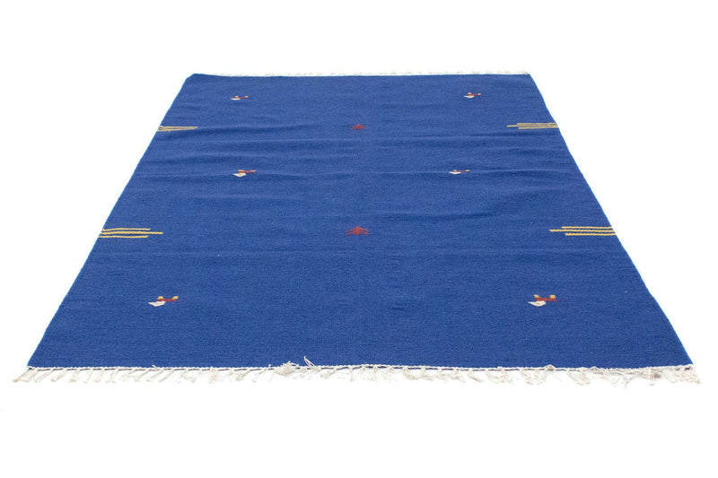 Kelim Teppich - Trendy 180 x 120 cm - blau