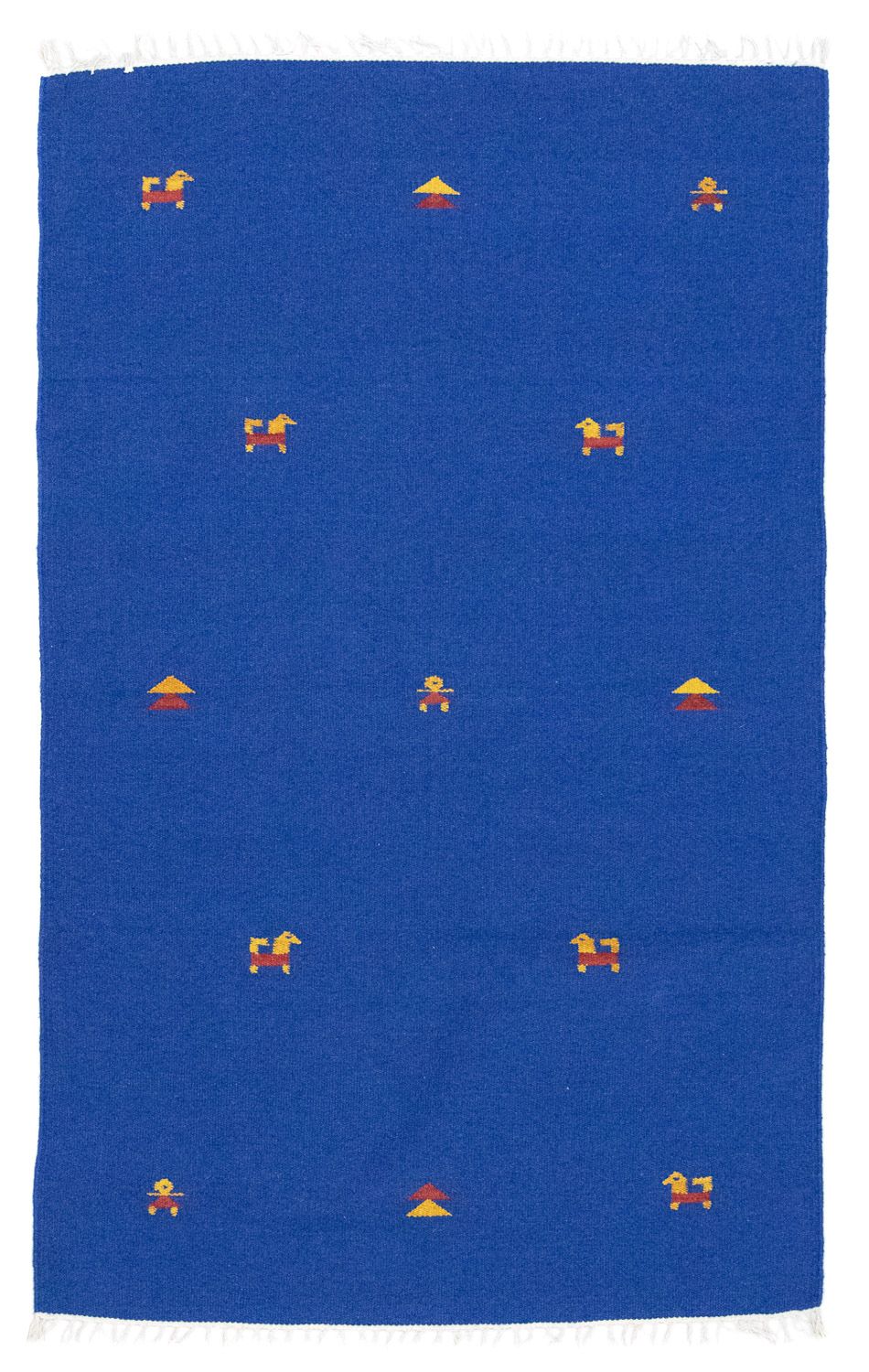 Kelim Teppich - Trendy 180 x 120 cm - blau