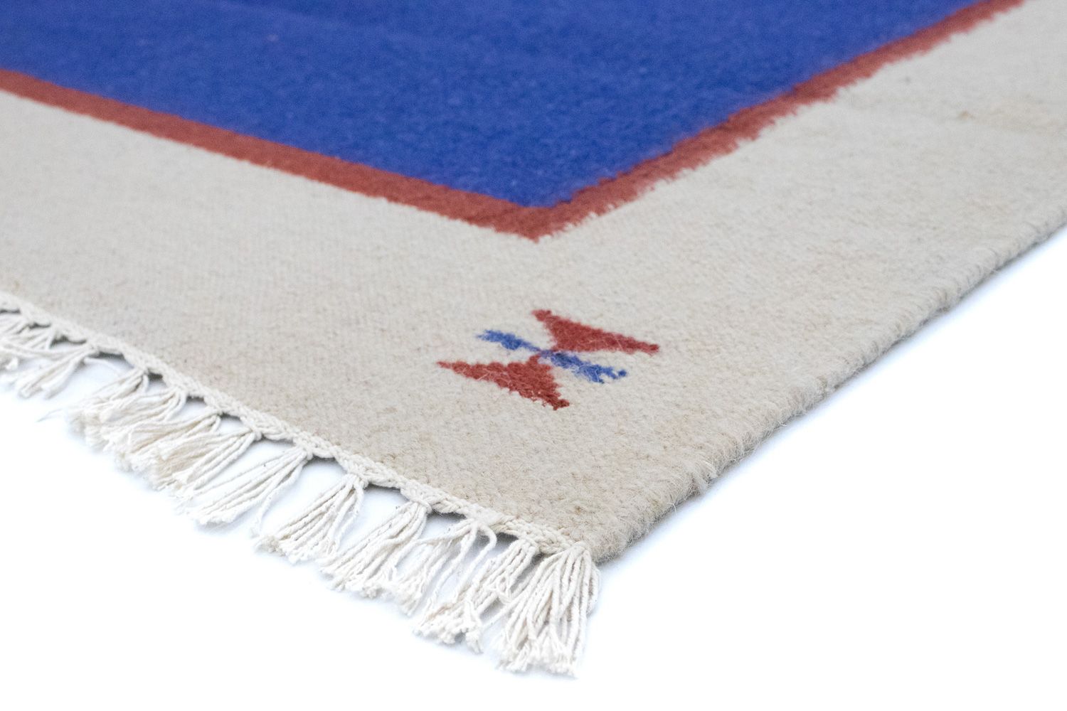 Kelim Teppich - Trendy 180 x 120 cm - blau