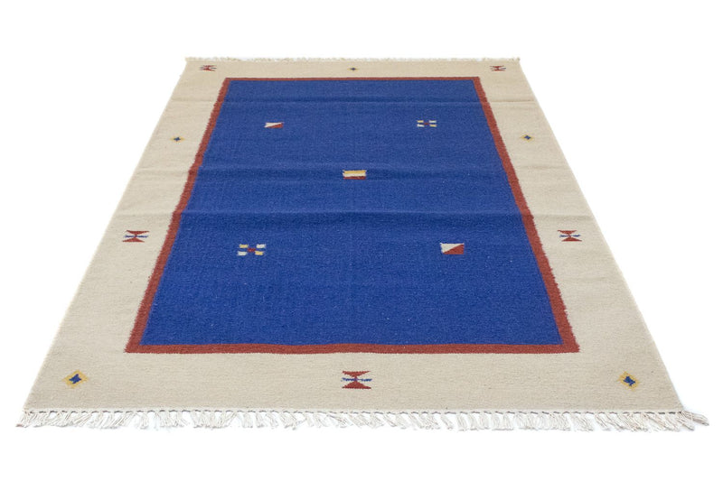 Kelim Teppich - Trendy 180 x 120 cm - blau