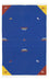 Kelim Teppich - Trendy 180 x 120 cm - blau