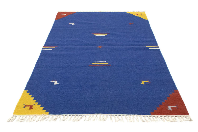 Kelim Teppich - Trendy 180 x 120 cm - blau