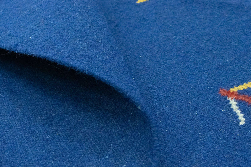Kelim Teppich - Trendy 200 x 140 cm - blau