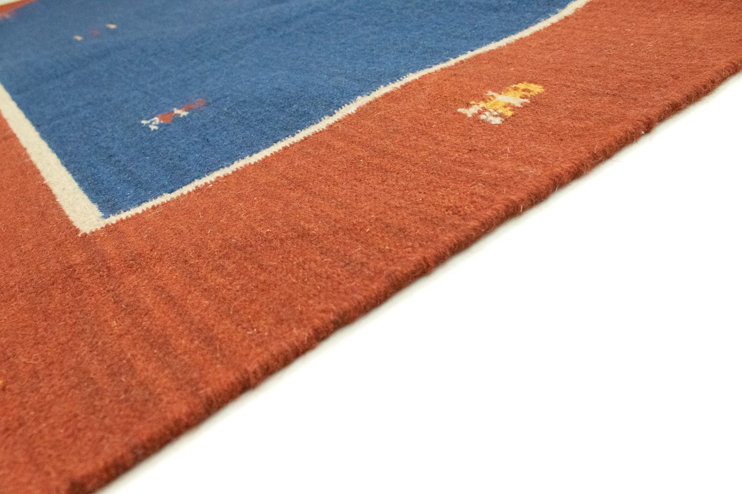 Kelim Teppich - Trendy 300 x 200 cm - blau