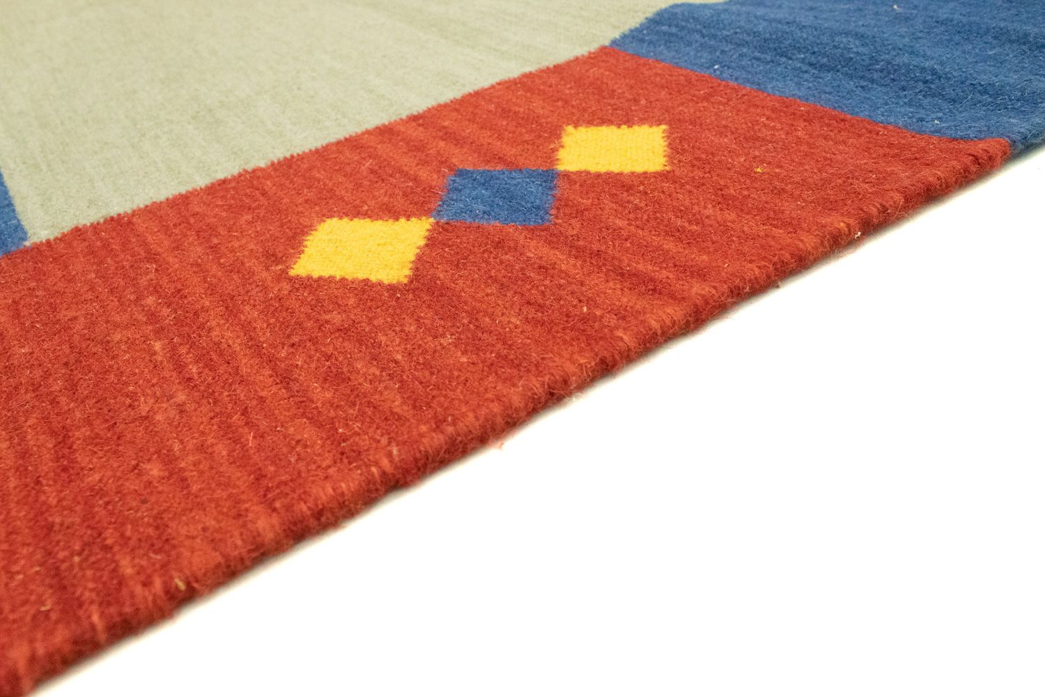 Kelim Teppich - Trendy 300 x 200 cm - grün