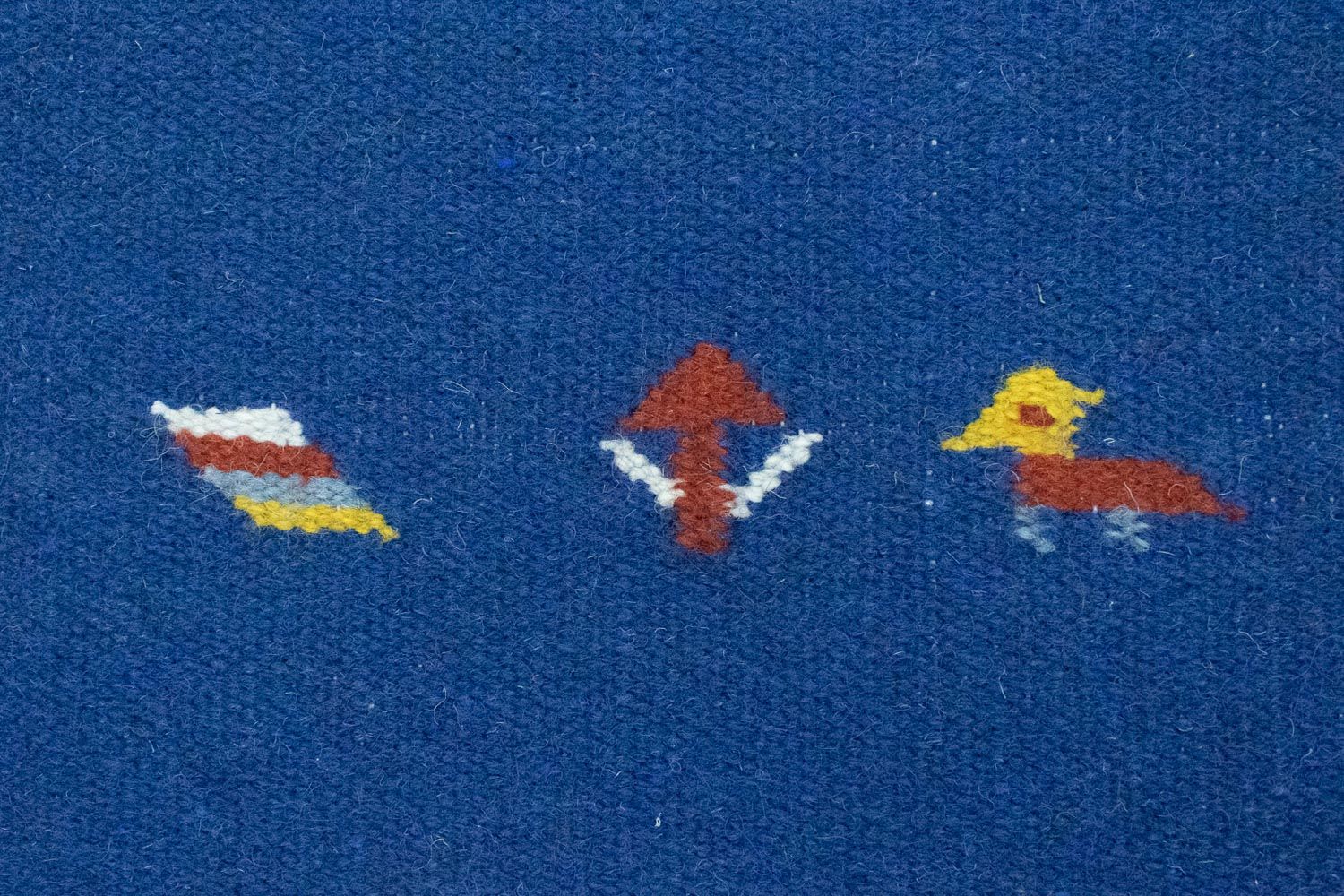 Kelim Teppich - Trendy 180 x 120 cm - blau