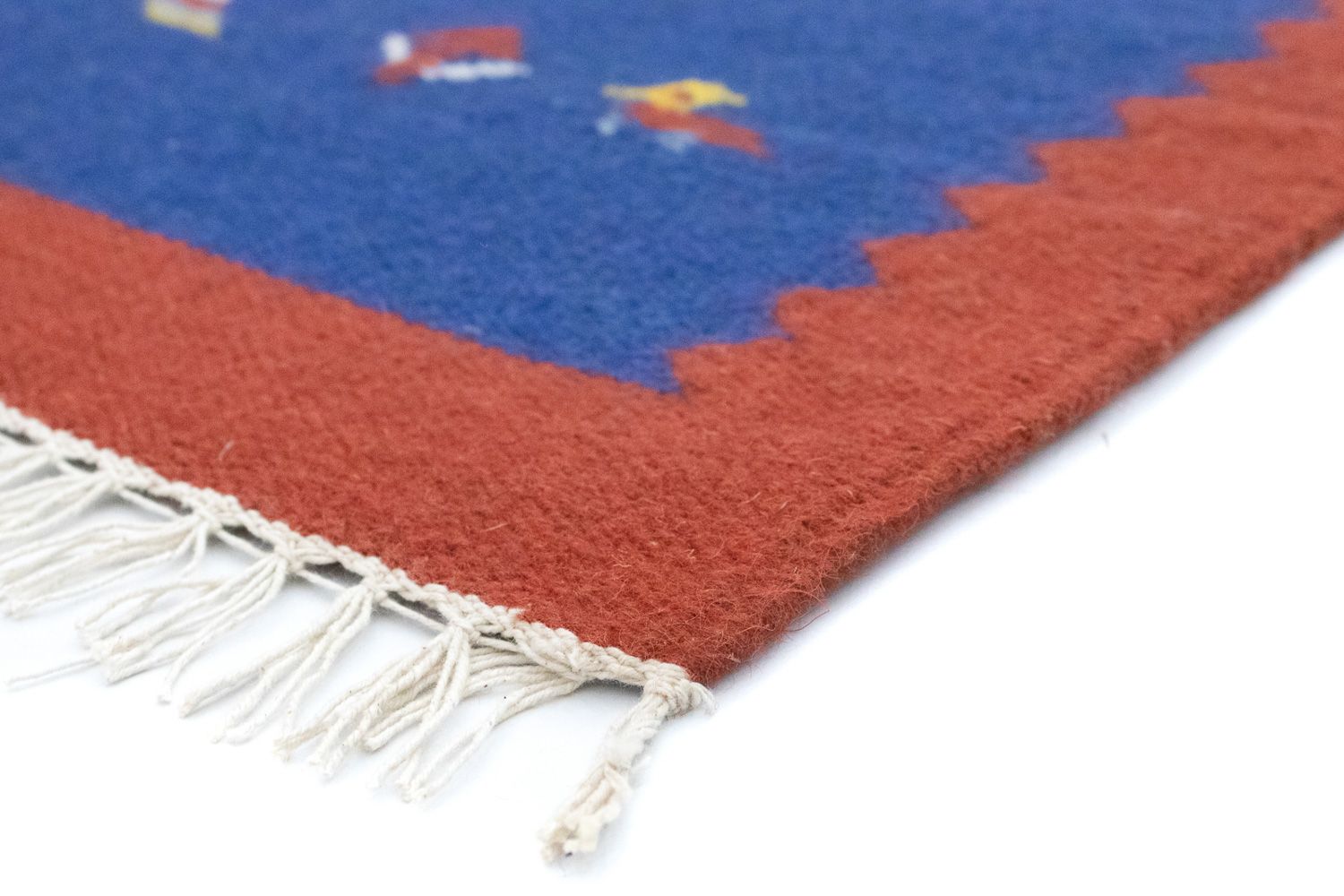 Kelim Teppich - Trendy 180 x 120 cm - blau