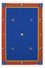 Kelim Teppich - Trendy 180 x 120 cm - blau