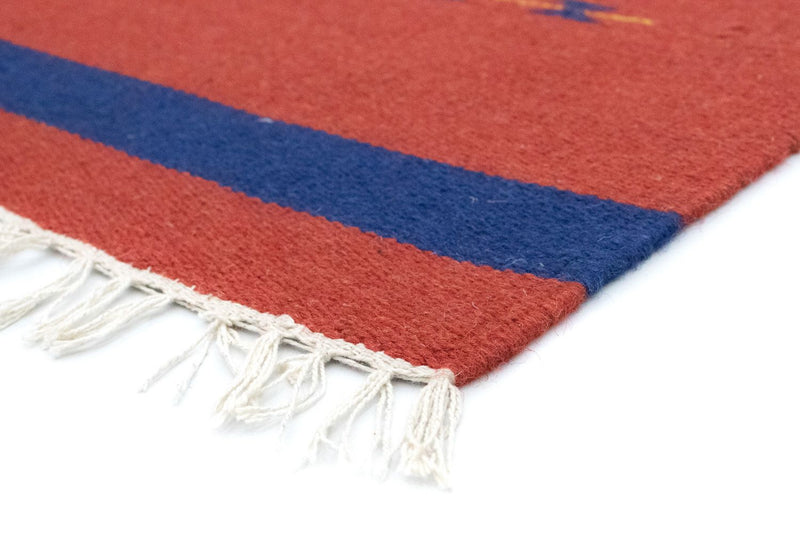 Kelim Teppich - Trendy 180 x 120 cm - rot