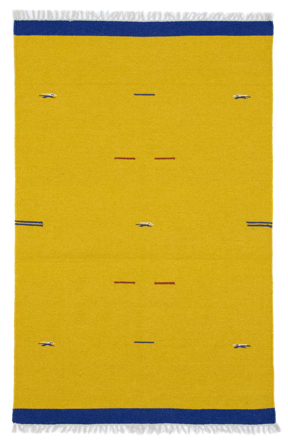 Kelim Teppich - Trendy 180 x 120 cm - gelb