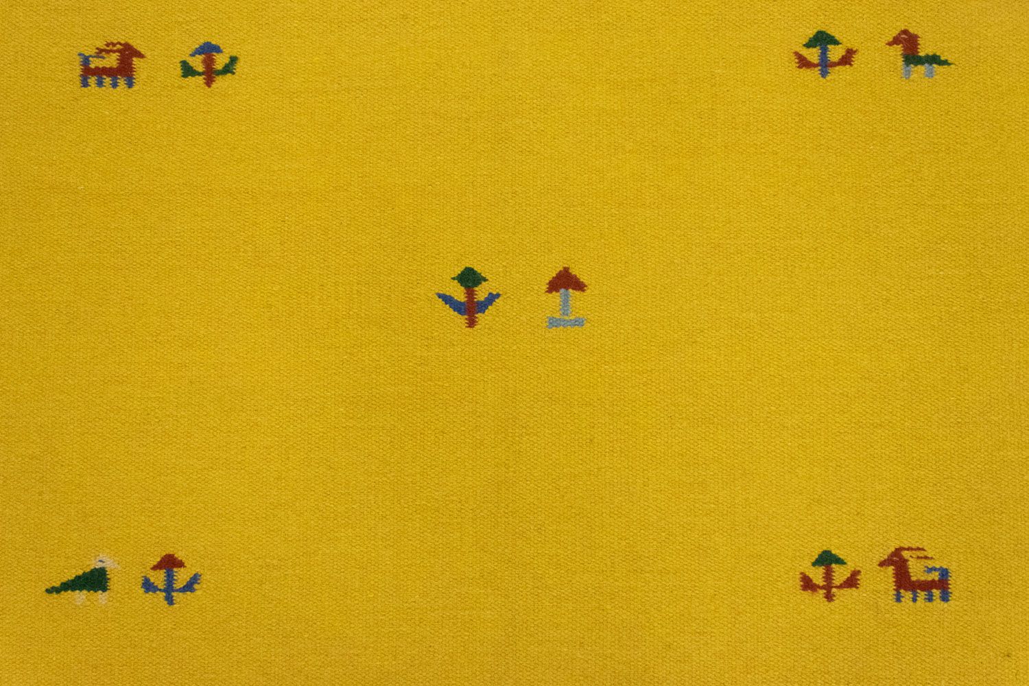 Kelim Teppich - Trendy 180 x 120 cm - gelb