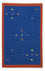 Kelim Teppich - Trendy 180 x 120 cm - blau