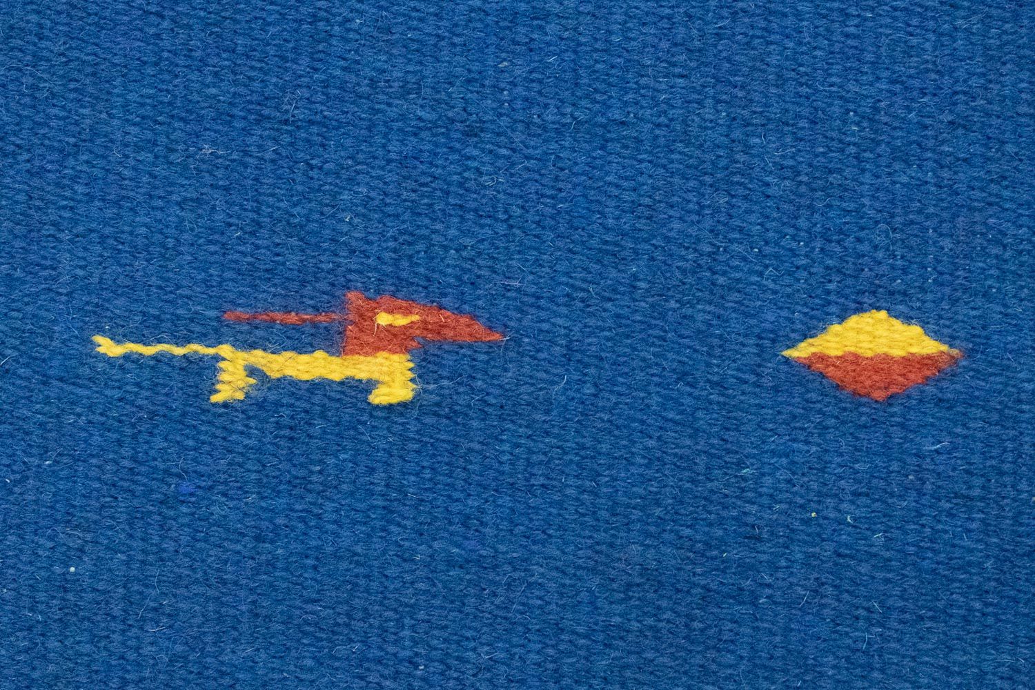 Kelim Teppich - Trendy 200 x 140 cm - blau