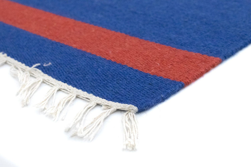 Kelim Teppich - Trendy 200 x 140 cm - blau