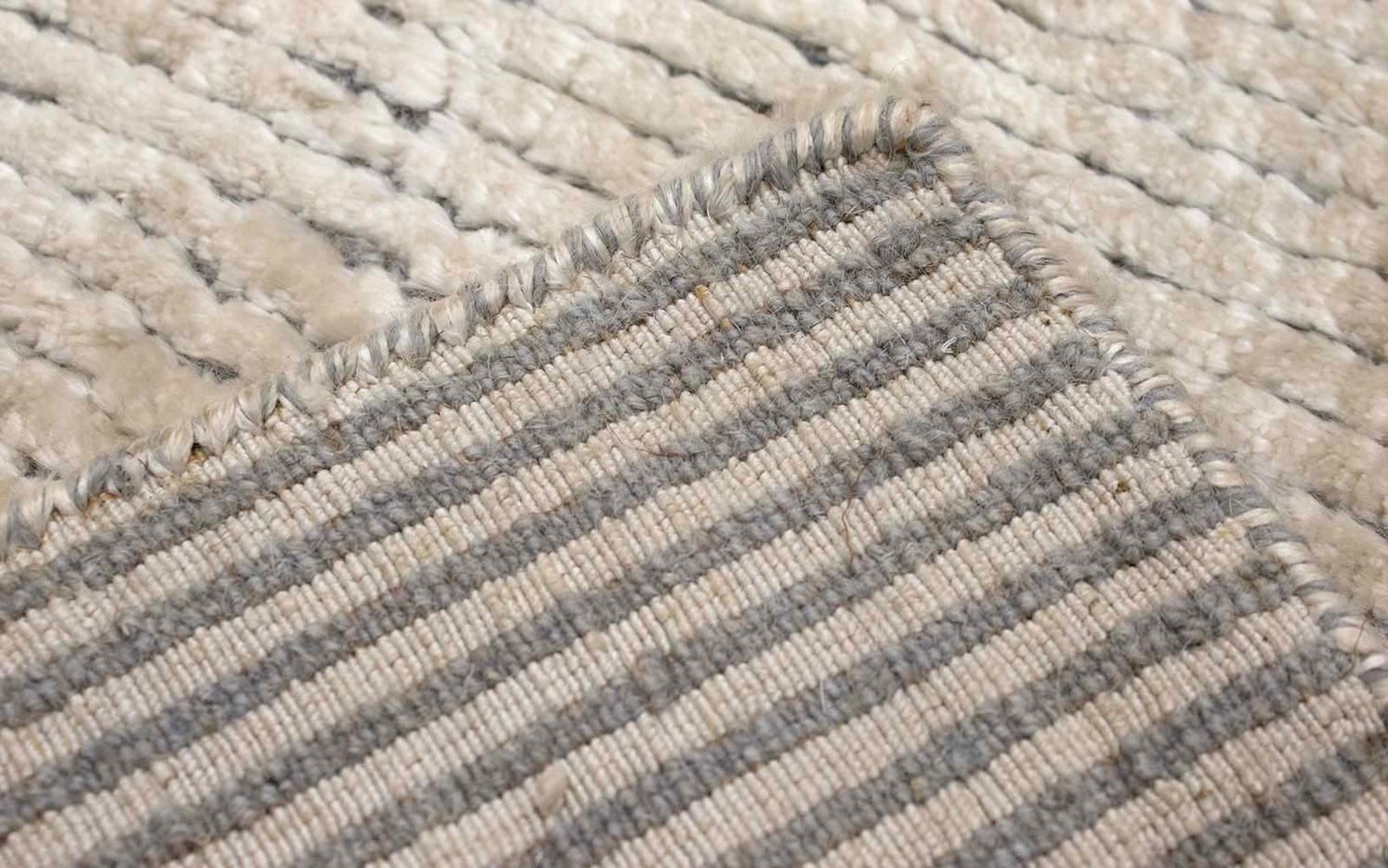 Viskose Teppich 95 x 66 cm Fußmatte