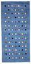 Nepal Teppich 140 x 70 cm - hellblau