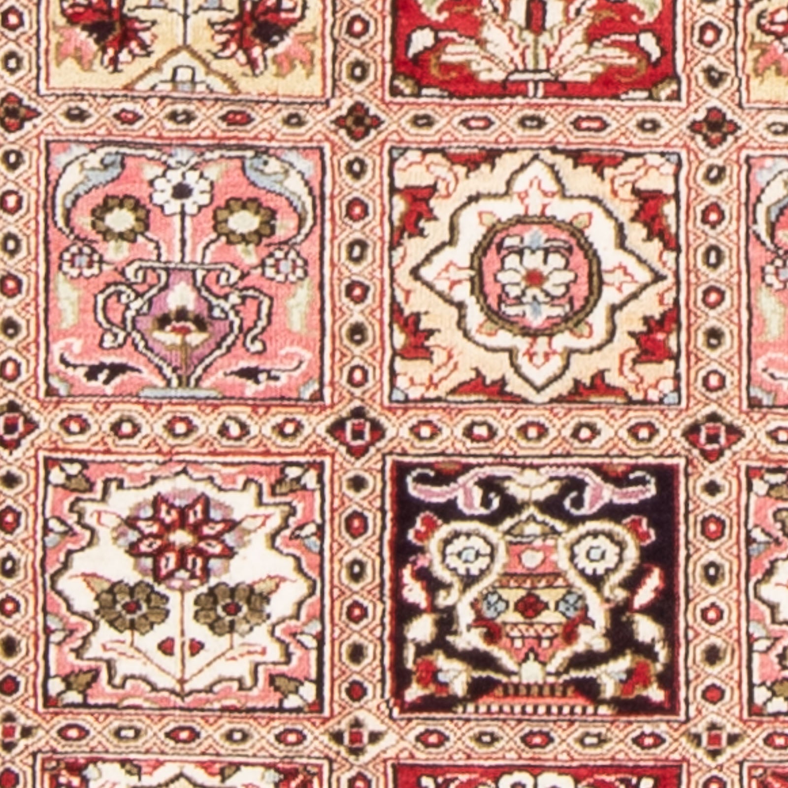 Seidenteppich - Ghom Seide - Premium - 71 x 58 cm - mehrfarbig