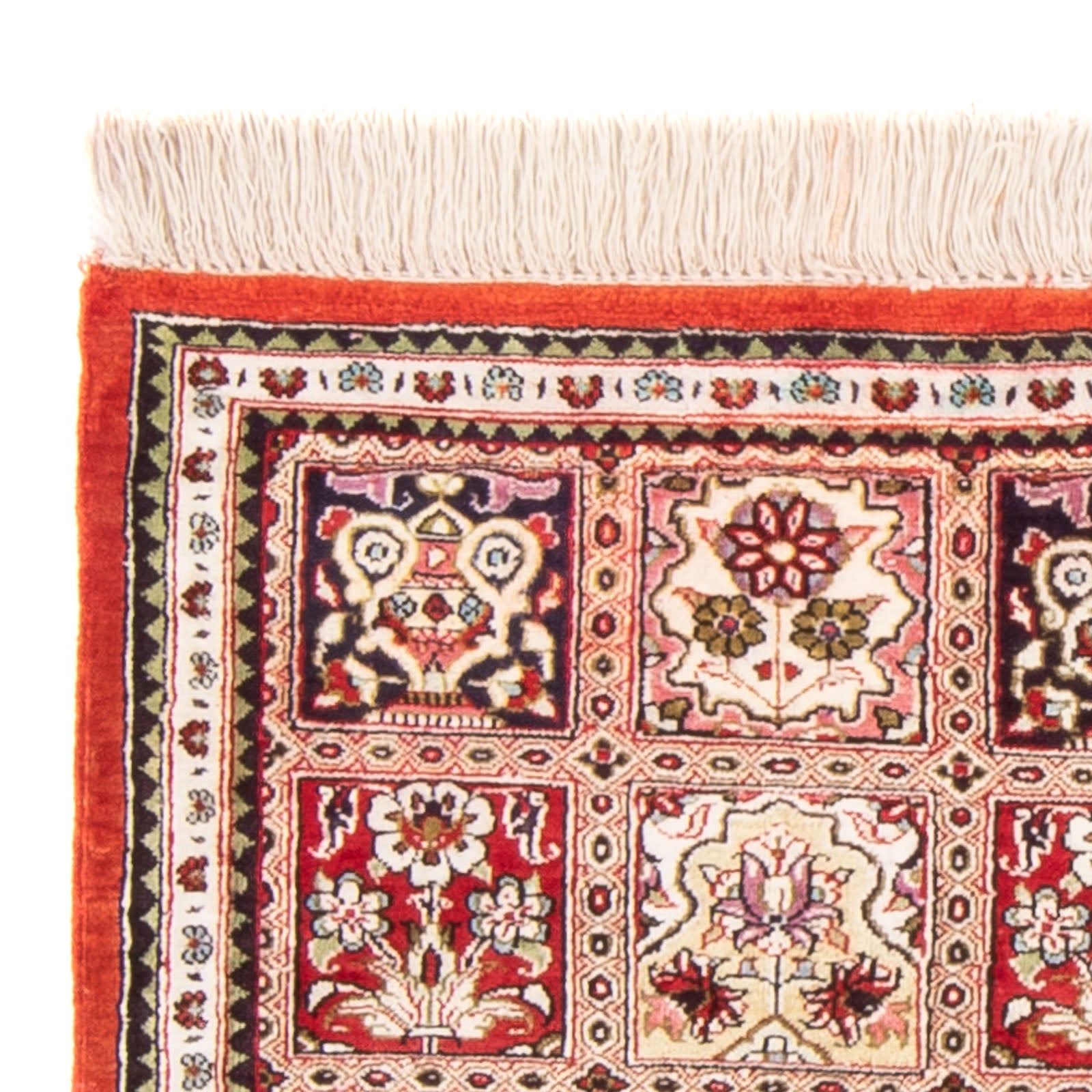 Seidenteppich - Ghom Seide - Premium - 71 x 58 cm - mehrfarbig